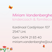 visitekaartje Miriam Kindercoach & Familiecoach
